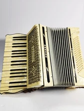 Vintage Hohner Tango II Accordion With Case 