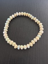 Natural Opal Dainty bracelet Healing Crystal Jewelry October Birthstone Gift