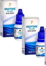 2 packs Isotine Plus Eye Drop Pure Herbal and 100% Genuine Eye Drops 10ml
