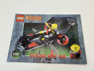 LEGO   Bauanleitung Alpha Team Mission Deep Sea 4797 Instruction ungelocht 268
