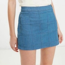 MOTHER Denim Lovin  Schools Out Skirt Party Hardy Mini Jean Size 26