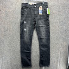 Levi's 510 Skinny Jeans Boys 20 Regular 30x30 Black Performance Stretch Denim