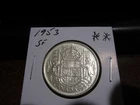 1953 - SF - Canada 50 cent  - Canadian half dollar -