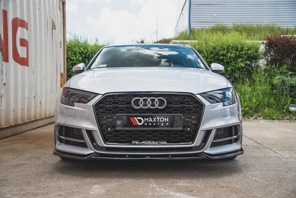 Maxton Design labio delantero V.3 para Audi S3 / A3 S-Line 8V Facelift alto b... - Imagen 3 de 4