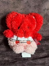 Russ Bum Bumz Red Pink Plush Valentine s Day Heart in Suspenders Stuffed Chara