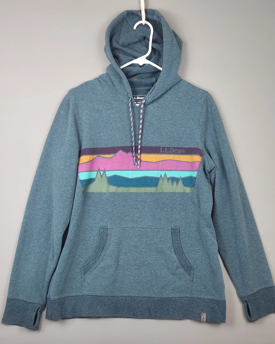 L.L.Bean Sweat à Capuche En Coton Biologique Femmes Bleu Rustique V%c3%aatements H06855 P 55