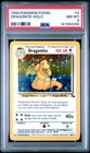 1999 POKEMON FOSSIL #4 DRAGONITE-HOLO PSA 8