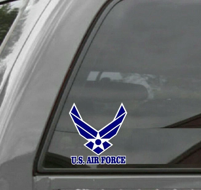 ORACAL UNITED STATES AIR FORCE LOGO USAF Vinyl Window Decal/Sticker BLUE/WHITE