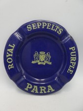 ROYAL SEPPELTS VINTAGE PURPLE ENAMEL PARA ASHTRAY