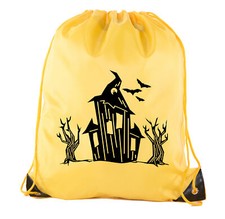Haunted House Bags, Halloween Treats Bags, Funny Halloween Party Favor Gift Bags