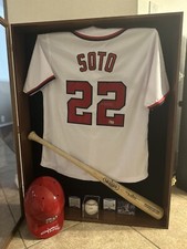 Juan Soto Autograph Washington Nationals Jersey, Bat, Baseball, Rookie card
