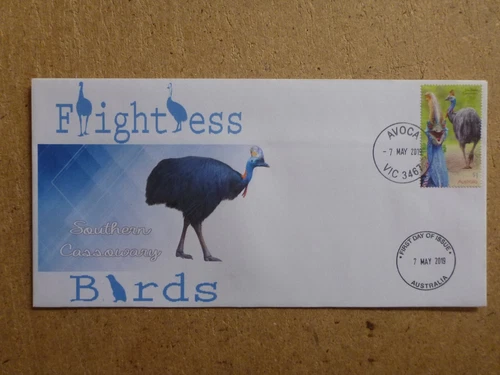 AUSTRALIA 2019 FLIGHTLESS BIRDS - CASSAWORY ILLUSTRATED FIRST DAY COVER