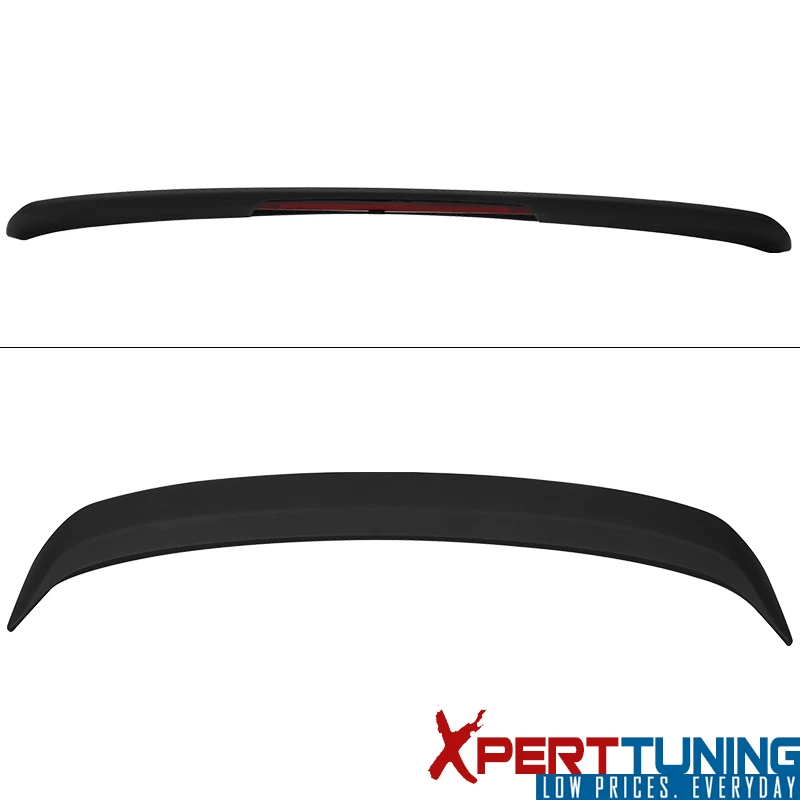 Fits 13-15 Nissan Altima Sedan Matte Black Trunk Spoiler Wing & LED Brake Light Foto 3 de 4