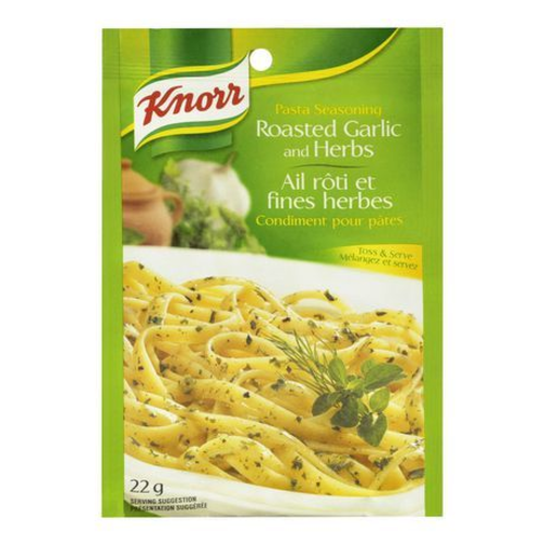 Knorr Roasted Garlic & Herbs Pasta Seasoning 12 x 22g packages Canadian
