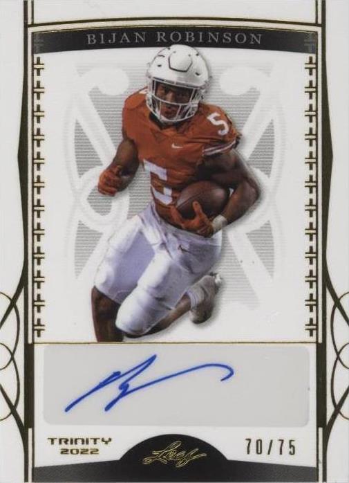 2022 Leaf Trinity Bijan Robinson #BA-BR1 - 1 of 1