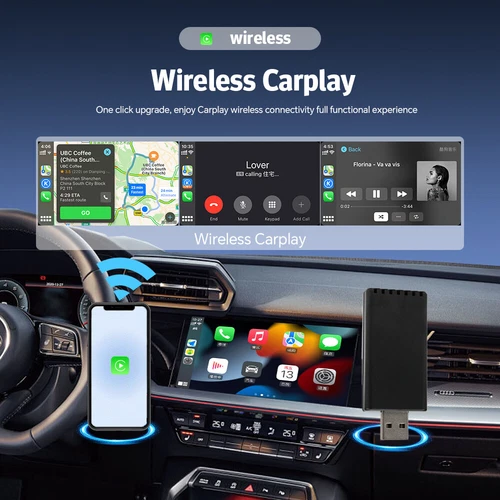Wireless CarPlay Adapter USB BT Dongle Box Für iPhone Apple IOS Wired CarPlay - Bild 3 von 21