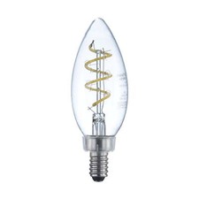 LED Light Bulb, 4.5 Watts 40W Equiv. B10 E12 Candelabra Base Daylight, 4 Pack