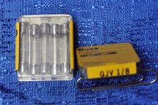 Bussman GJV 1/8 fuses, unopened lot of 10 pcs.