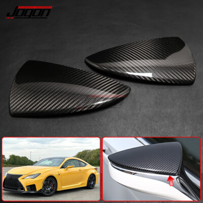 Real Carbon Side Rearview Mirror Caps Cover For Lexus RC F Sport RC350 RC300 19+