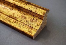 CORNICE DORATA PER QUADRI 50 x 60 ARTIGIANALE FINITURA ORO ANTICO