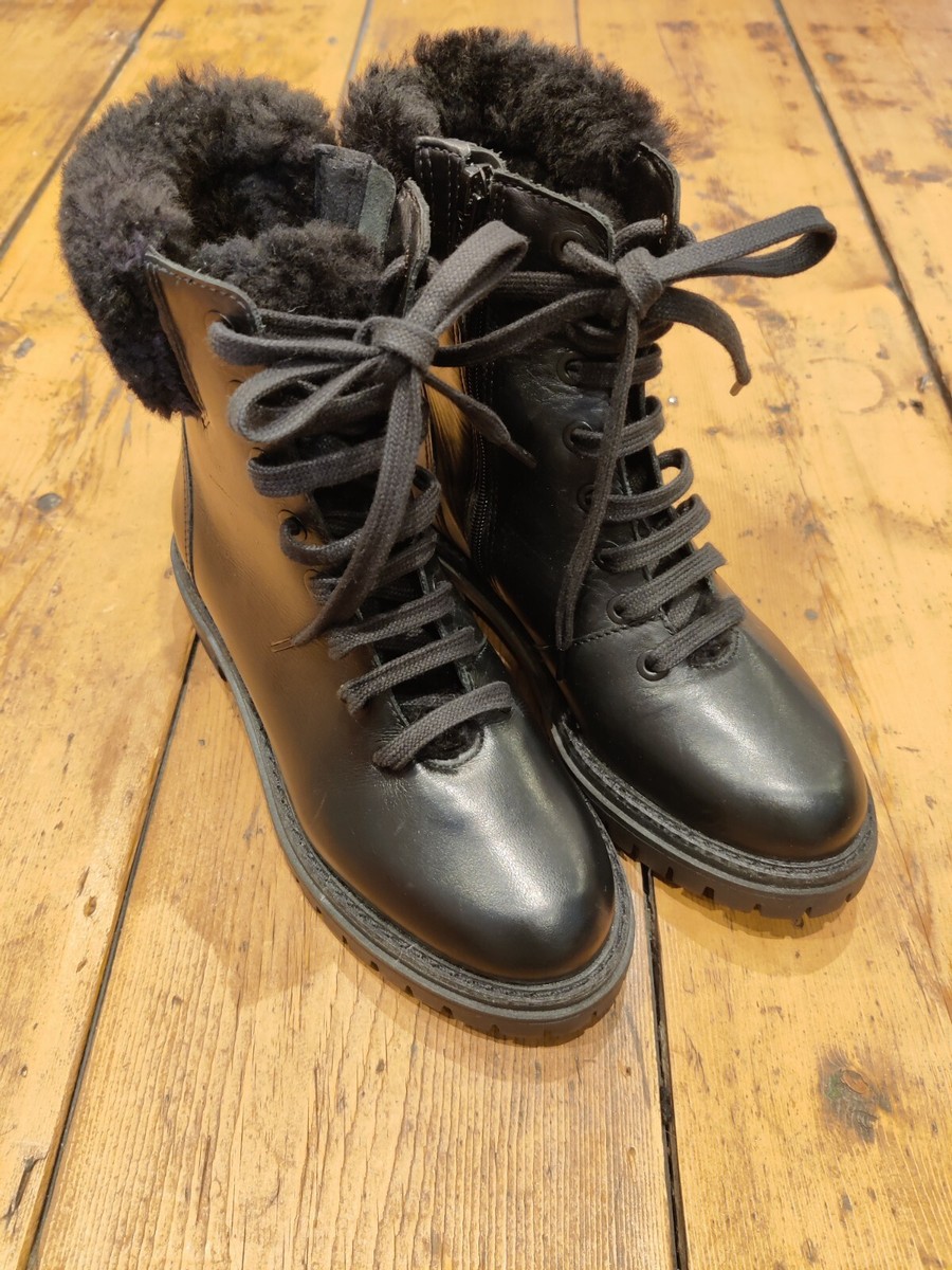 Leather Boots Dune Black Lace Up Boots Dune London Prestone - Main Image