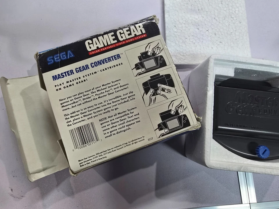 Sega Master Gear Converter - Game Gear 1991 - Excellent condition - Original Box - Image 2 of 4