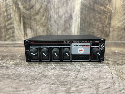RDL RU-MX4L Profesional Audio Line Mixer 4 Channel