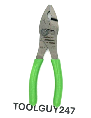 Snap-on HJ47ACF Talon Grip Slip-Joint Pliers - 7-Inch, Green