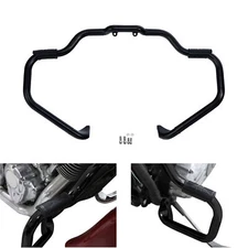 Black Highway Engine Guard Bar Fit For Indian Chief Dark Horse Chieftain 2014-25