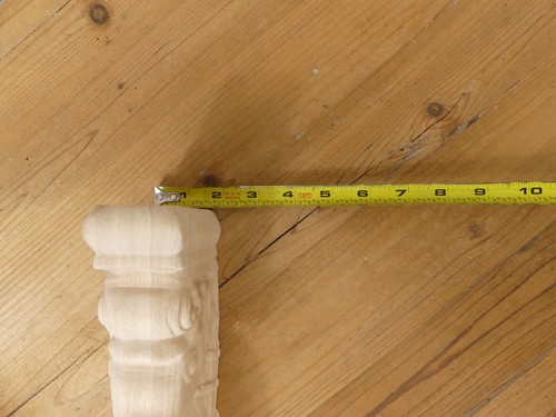 Large Seahorse Wood Corbel Nautical Decor Porch Mantle Shelf Bracket Sea 15" - Picture 8 of 10