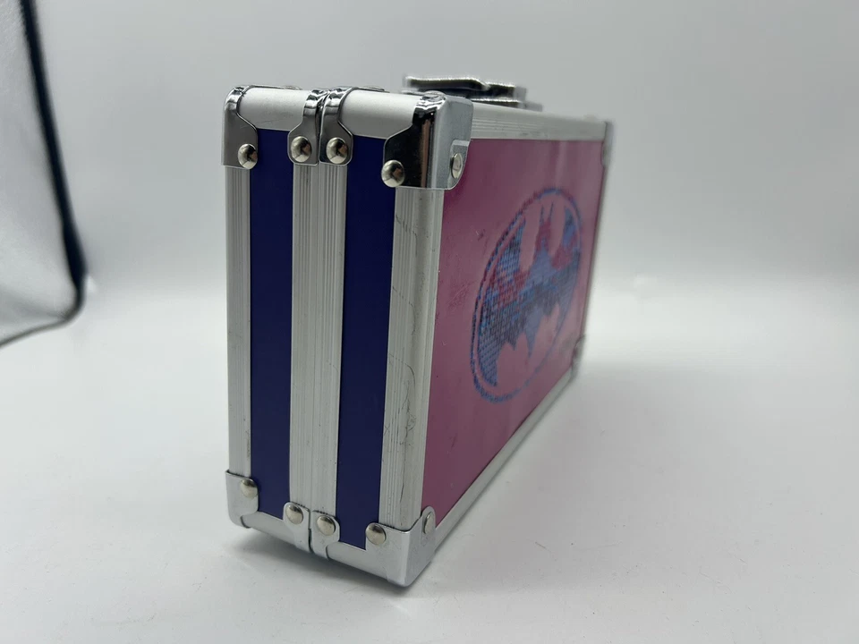 DC Vaultz Batman Batgirl Pink Locking Box Pencil Box School Supplies Box Holder - Image 3 of 4