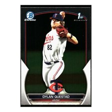 2023 Bowman Draft Chrome #BDC-25 Dylan Questad Minnesota Twins Baseball Card