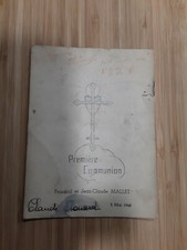 Menu Première Communion 1948