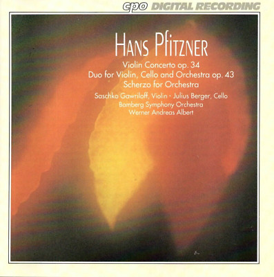 Hans Pfitzner VIOLIN CONCERTO OP. 34/DUO/SCHERZO | exzellent (CB3914)