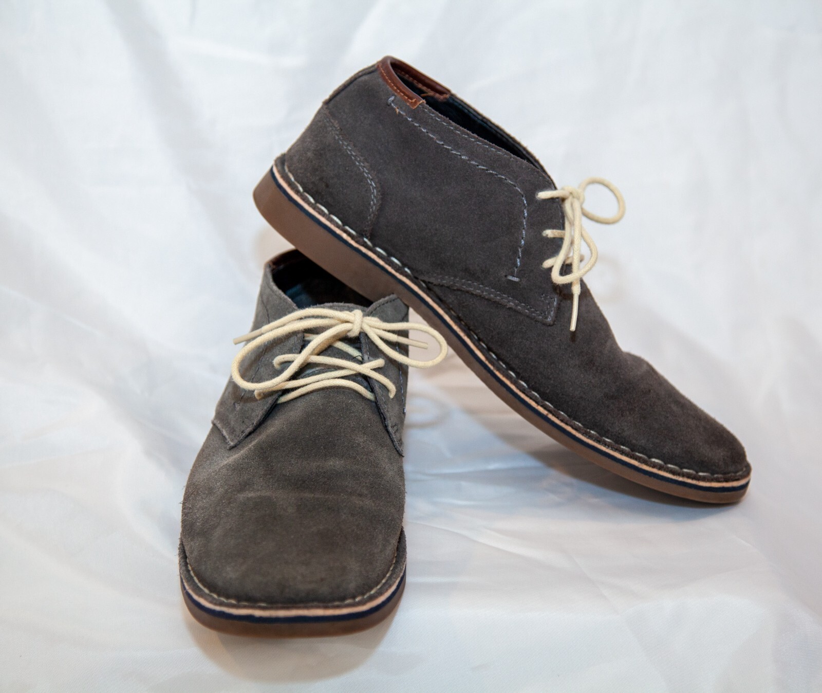 Leather Suede Boot Shoes 