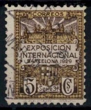 Spain 1929, 5c Exposicion Internacional Bacelona Series 3 Used #F5684