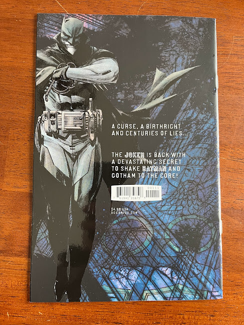 BATMAN CURSE OF THE WHITE KNIGHT # 1 NM DC COMICS BLACK LABEL 2019