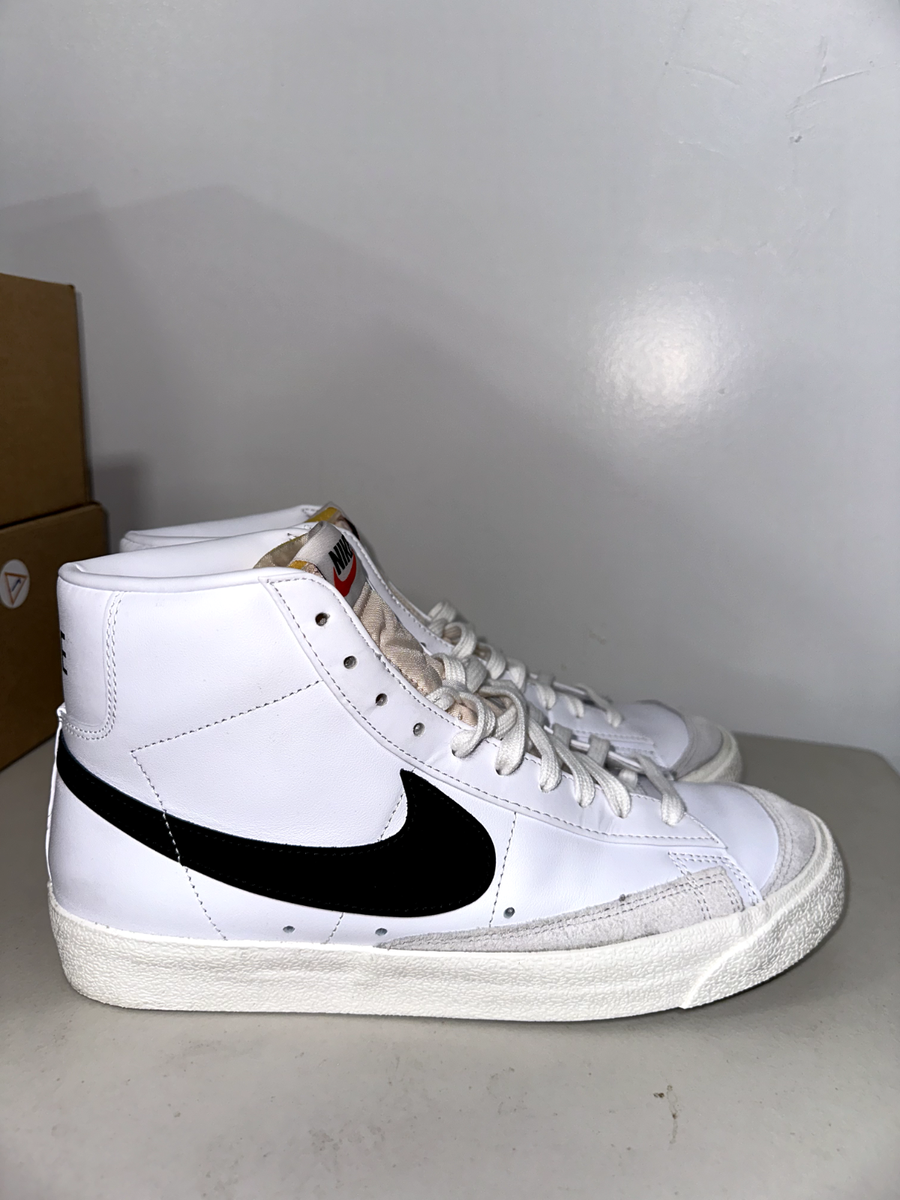 leather high top nike