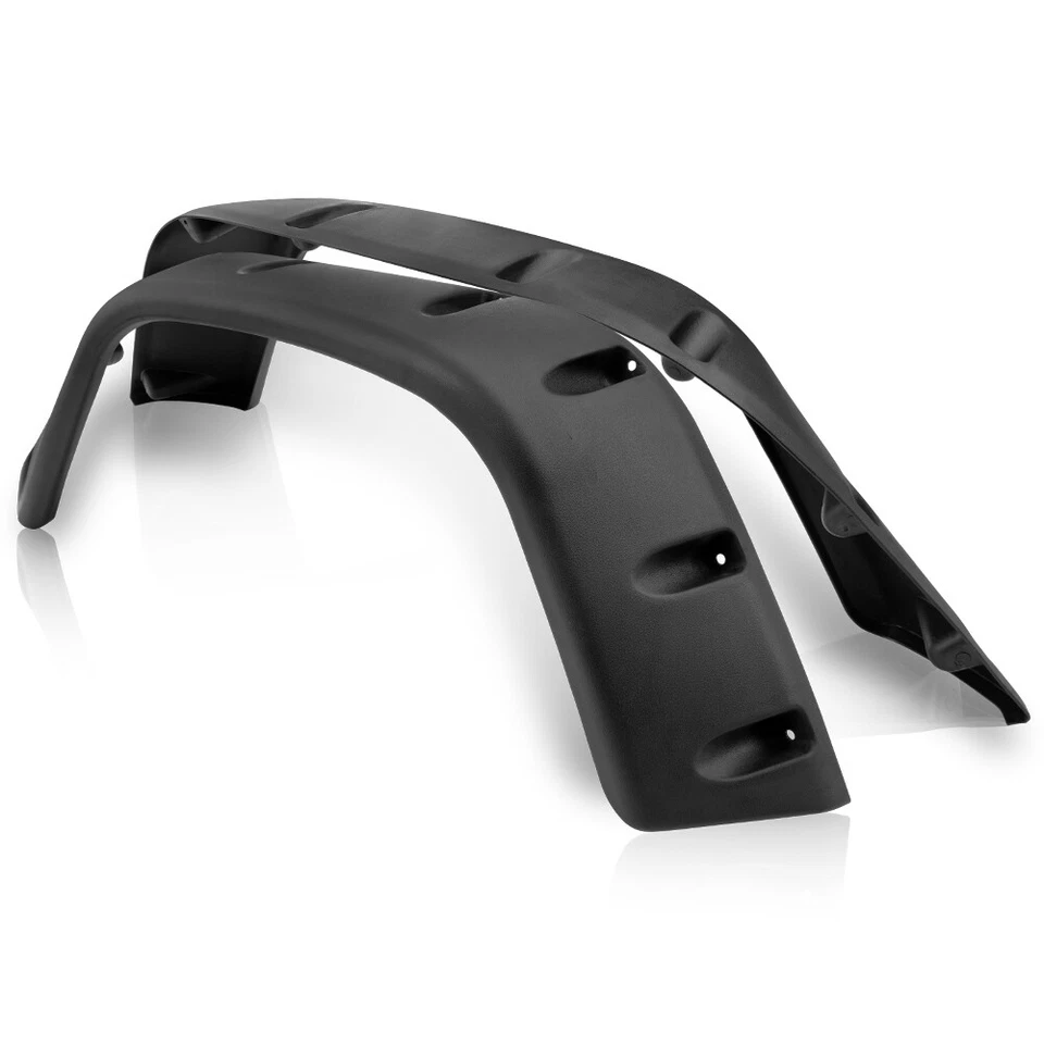 Fit For 97-06 Jeep Wrangler TJ 7" Wide Pocket Extended Fender Flares Kit Black Foto 4 de 4