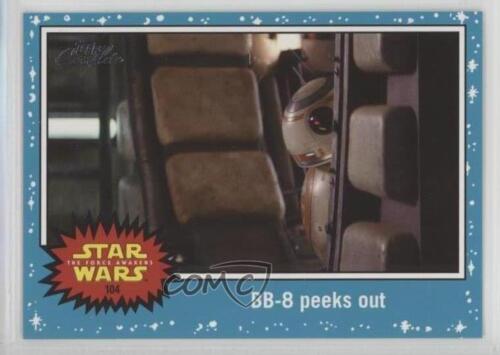 2016 Topps Star Wars Complete The Force Awakens Journey to BB-8 peeks out 0w6 - Afbeelding 1 van 3