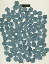 An ASSORTMENT OF 100 1 YEN COINS from JAPAN
