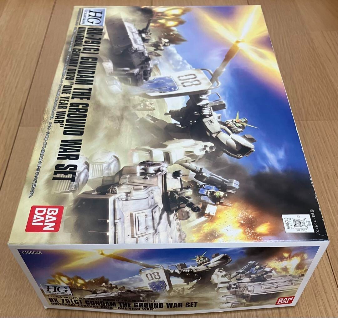 HGUC 1/144 RX-79[G] Ground Gundam Ground War Set Bandai
