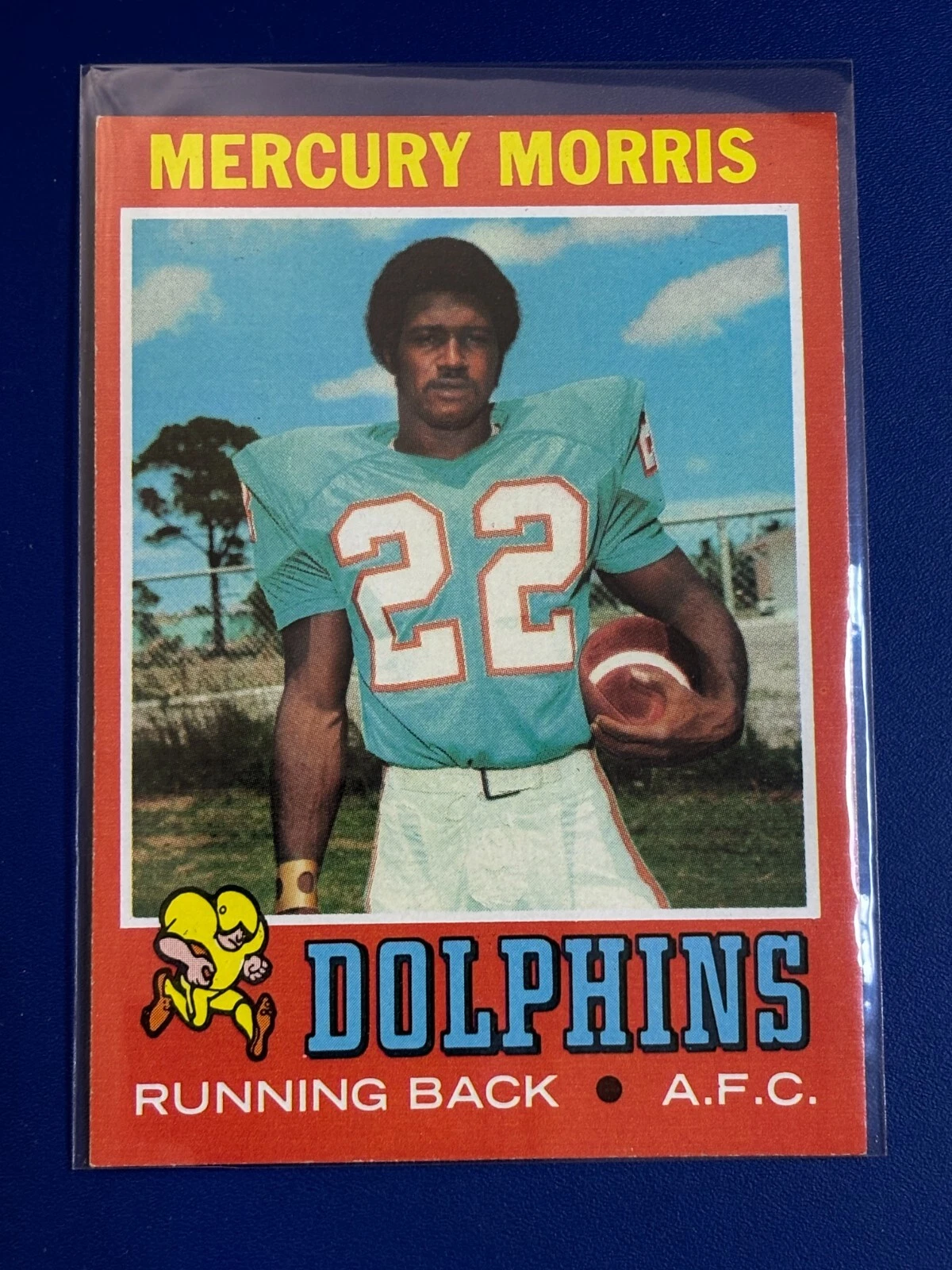 Mercury Morris trading card