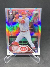 Spencer Steer 2023 Topps Chrome Prism Refractor Rookie Reds #146 81524