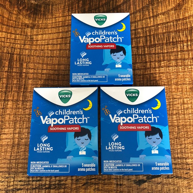 Vicks Children's VapoPatch Soothing Vapors Long Lasting NonMedicated