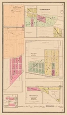 City Downers Grove Tioga Belmont Ontarioville  Illinois Mid. West Pub. Co. 1904