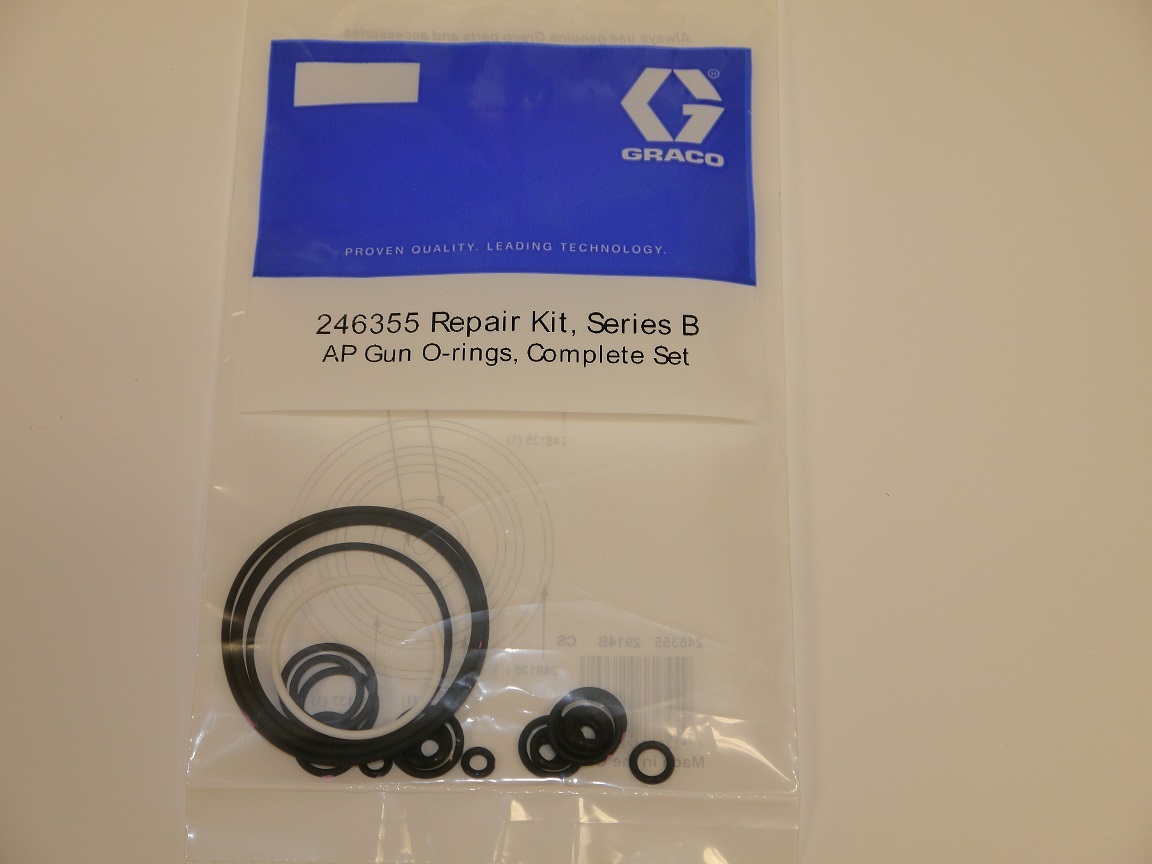 Graco Fusion AP Gun Complete ORing Rebuild Kit 246355 eBay