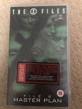 VHS Video Tape - The X Files File 6 Master Plan