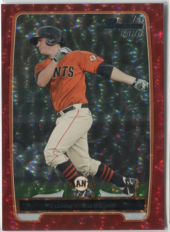 Tommy Joseph 2012 Bowman Prospects RED ICE Refractor 14/25 #BCP100 RC Rookie