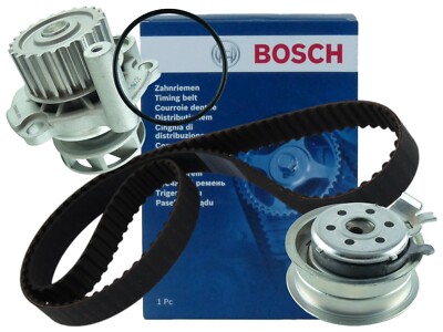 BOSCH Zahnriemen +Rolle Wasserpumpe VAG 2.0/ AXA AZL AZJ AZH APK AQY AEG AZG AZM